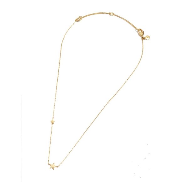 Madewell NWT Shimmer Star Station Necklace - Picture 2 of 8